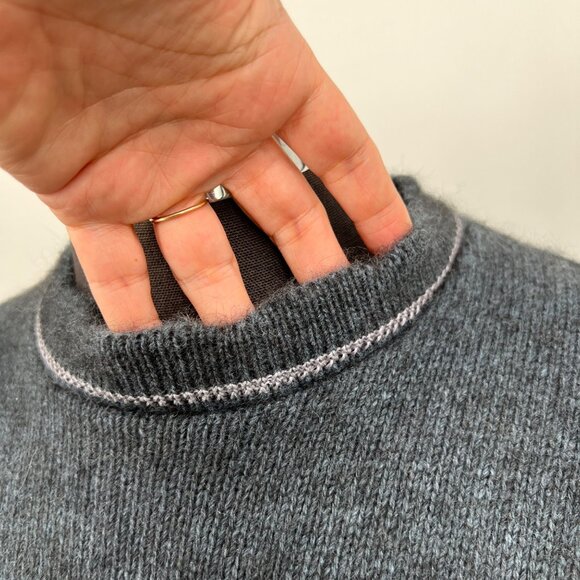 New Zealand Ecology Merino Possum Sweater Size M Soft Warm Ecowool Gorpcore Cozy - Picture 5 of 9